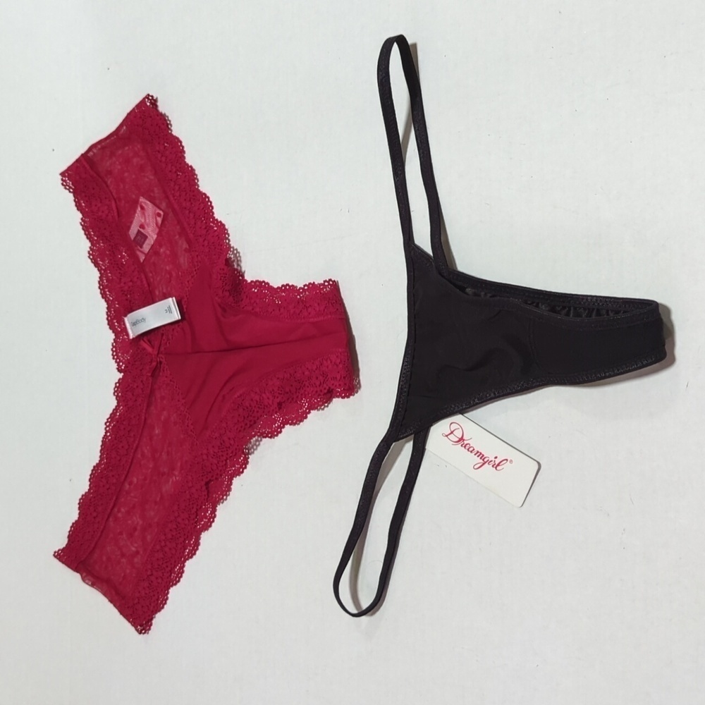 Gap Body Dream Girl Women's Set of 2 Thong Lace Underwear Size Medium - New
